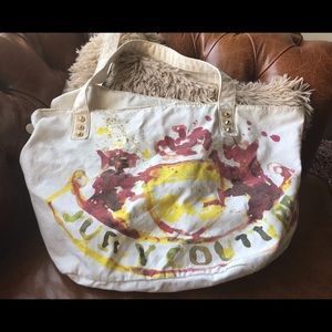 Vintage Juicy Couture canvas tote